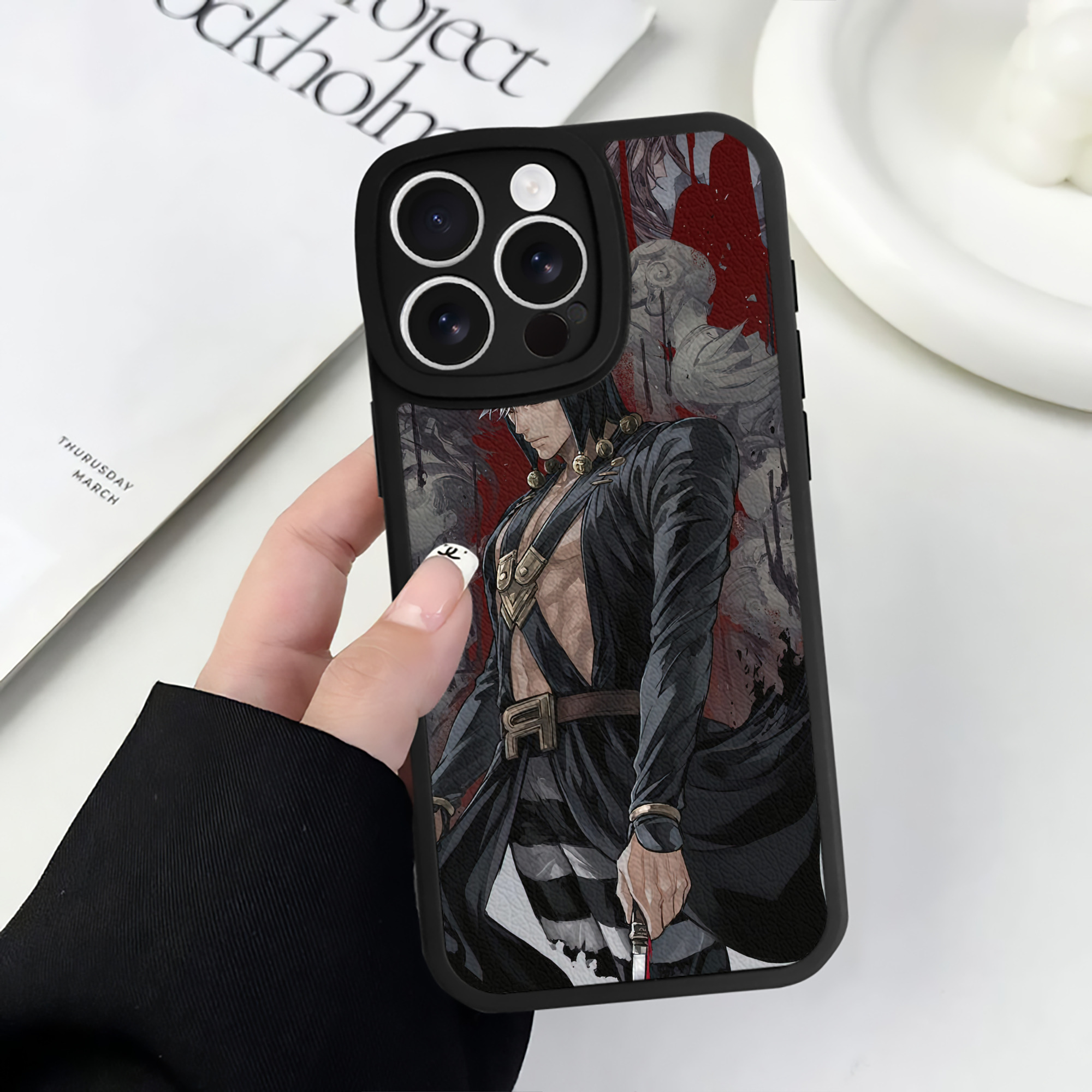 （画像用） ジョジョの奇妙な冒険 JoJo's Bizarre Adventure 【iPhone 16シリーズ対応】シリコンスマホケース（レザー調） 材質：シリコン